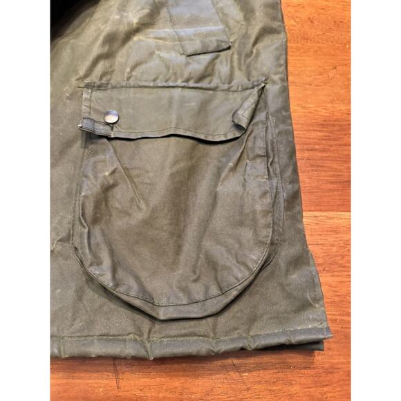 Large Vintage Hoggs Of Fife Waxed Canvas Hunting Vest Scottish - Picture 4 of 9